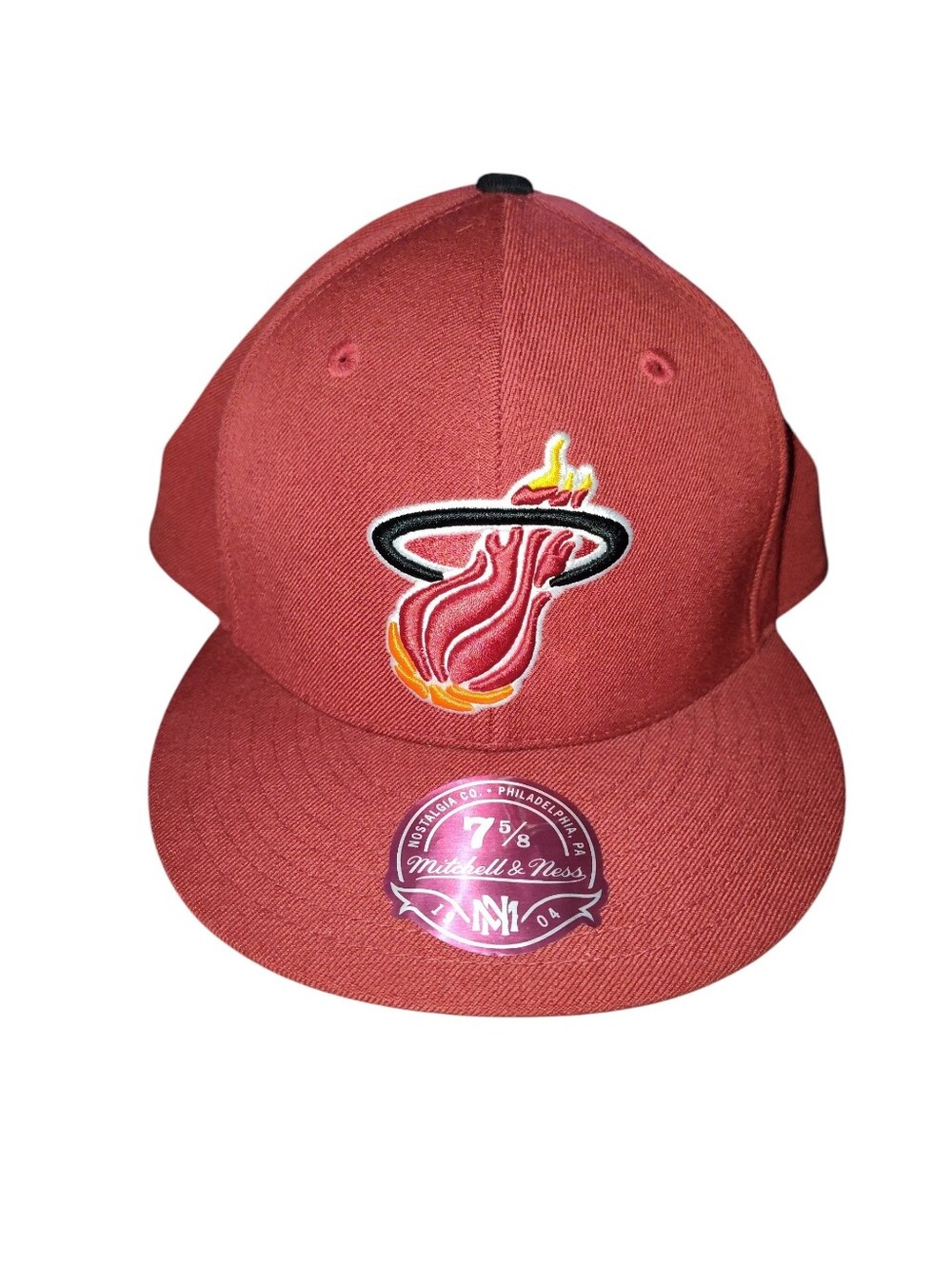 Miami Heats Mitchell & Ness fitted hat
